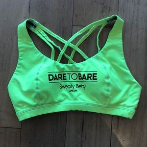 RARE: Sweaty Betty, Dare to Bare sports bra